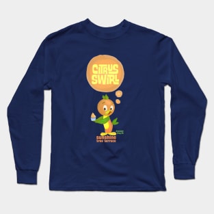 Orange Bird Citrus Swirl - Sunshine Tree Terrace Long Sleeve T-Shirt